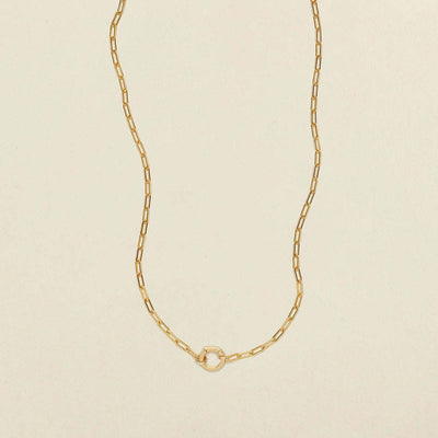Colored square zircon pendant necklace