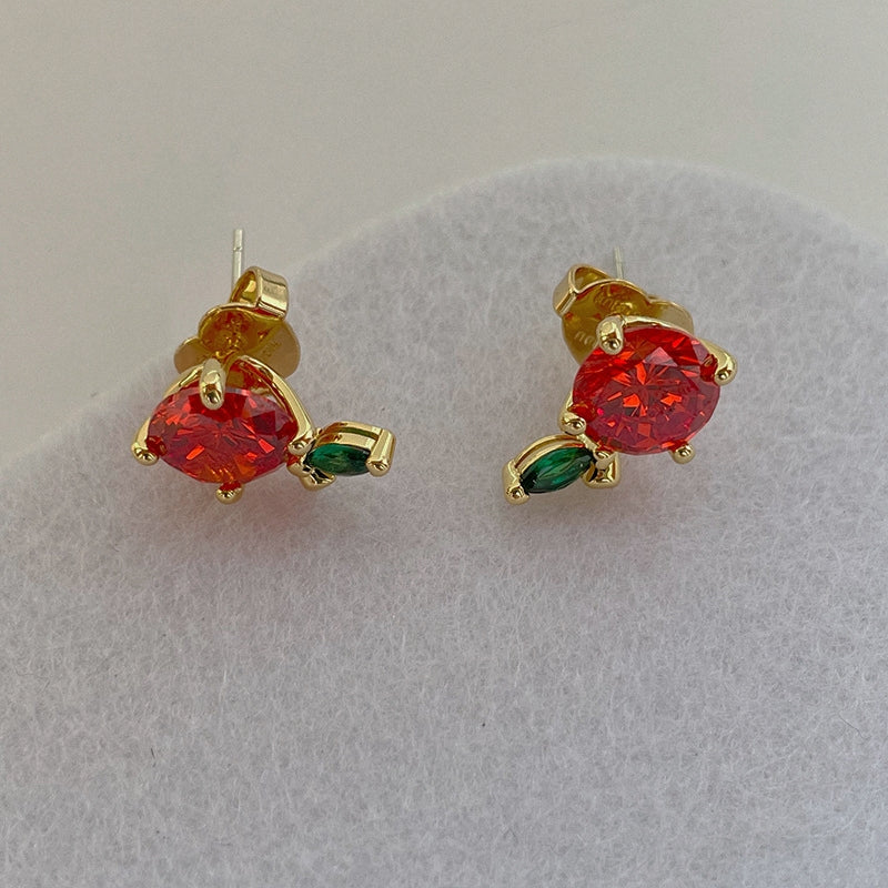 Fresh natural simple creative fruit earring