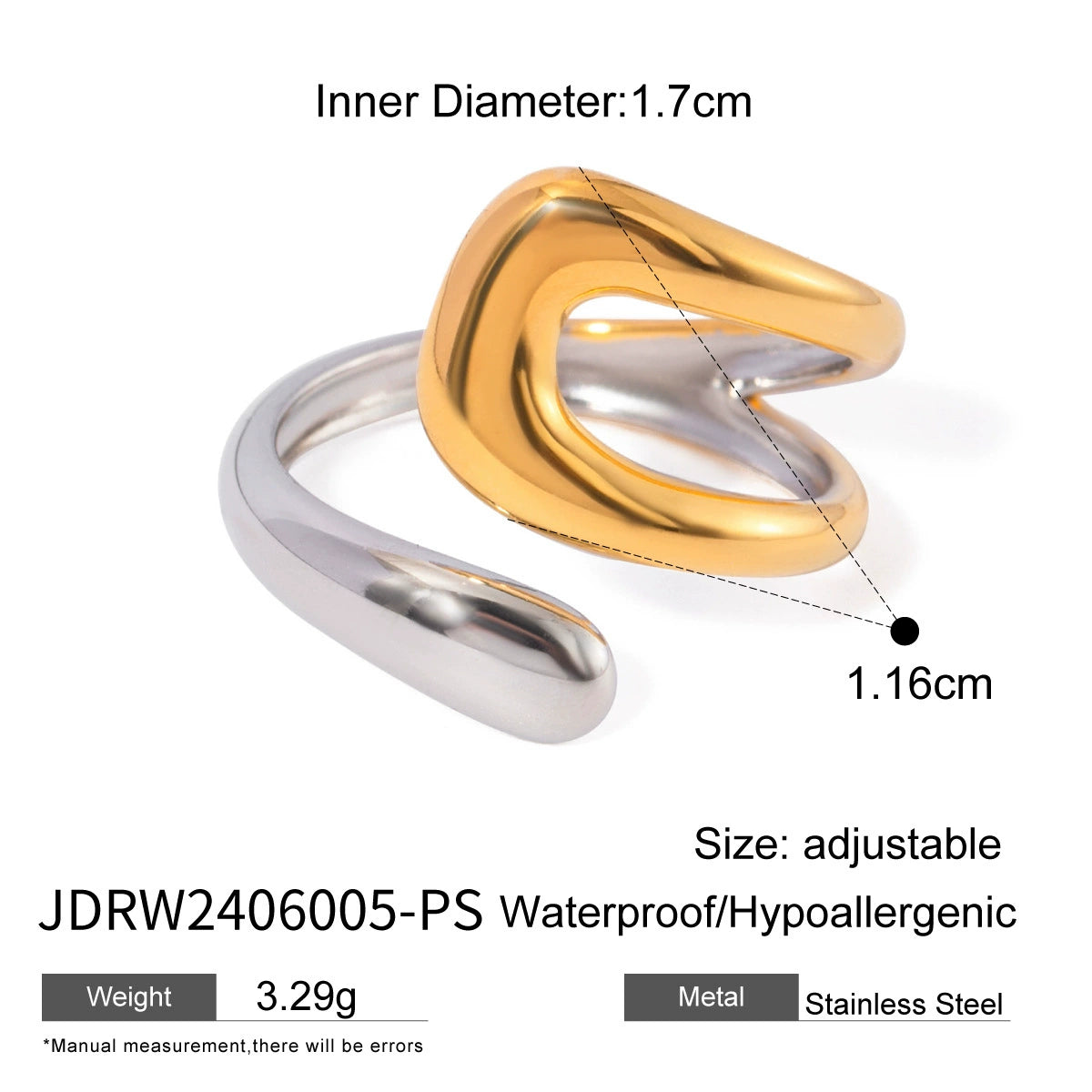 Stainless steel ring