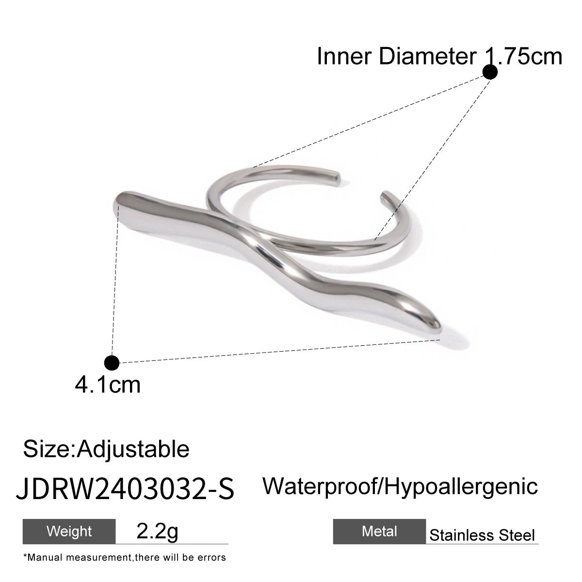 Stainless steel ring