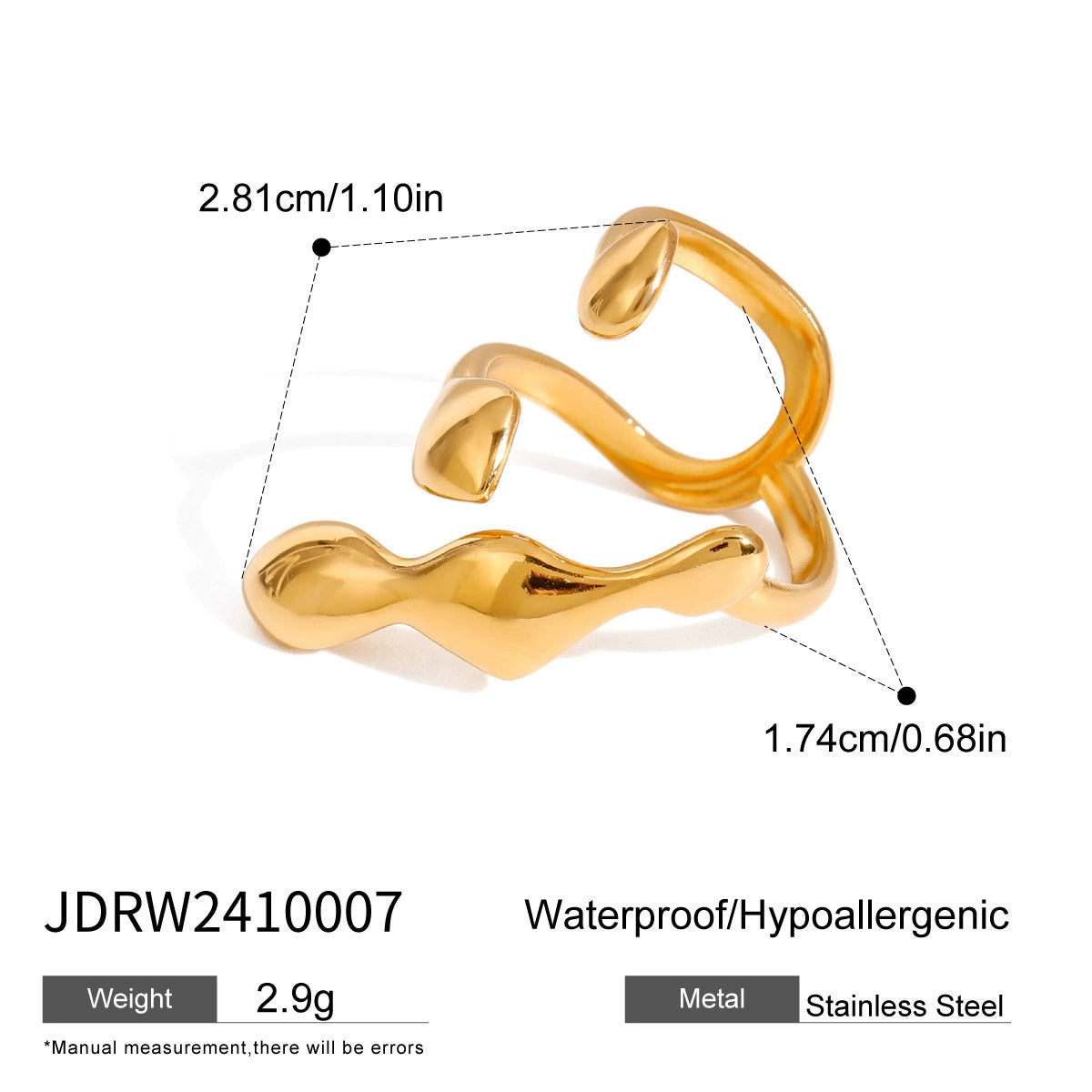 Stainless steel ring