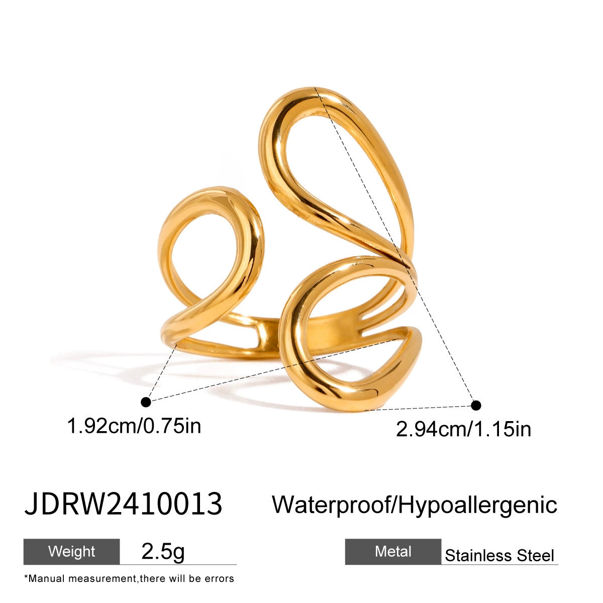 Stainless steel ring
