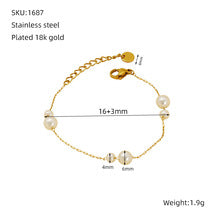 All-in-one simple pearl bracelet