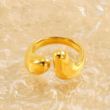 Simple opening adjustable ring