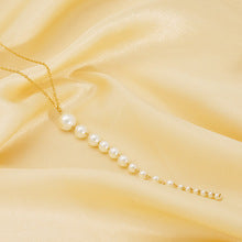 Fashion pearl fringe necklace