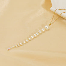 Fashion pearl fringe necklace