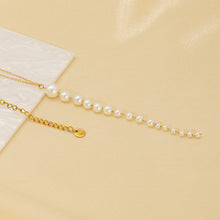 Fashion pearl fringe necklace